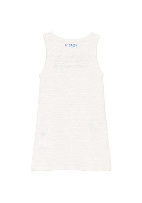 Abito ad uncinetto con ricamo SAINT BARTH | ADU0001 AUDIE00661L CAPRI OCEAN 10 PATCH